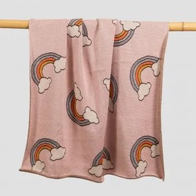 Manta Em Algodão Dabyd Kids Cor-de-rosa - Sklum