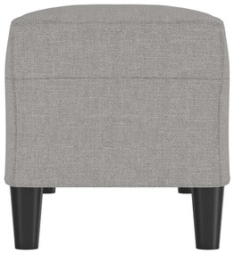 Banco 100x35x41 cm tecido cinza-claro