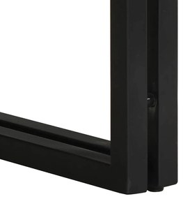 Mesa de centro multicor 80x80x35 cm madeira maciça recuperada