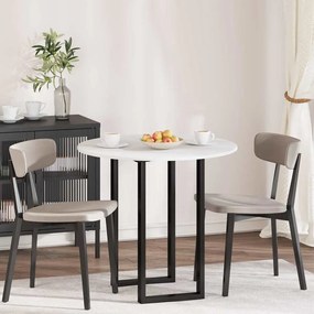 vidaXL Tampo de Mesa Branco 80 x 80 x 1,5 cm Madeira processada