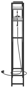 Cabeceira de armazenamento Cinza sonoma 80 cm
