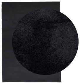 Tapete de pelo curto OVIEDO 240x340 cm preto