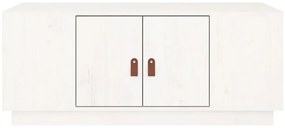 Mesa de centro 100x50x41 cm pinho maciço branco