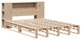 Cama com estante sem colchão 120x190 cm madeira maciça