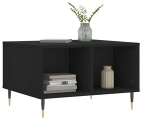 Mesa de centro 60x50x36,5 cm derivados de madeira preto