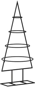 Árvore de Natal para decoração 60 cm metal preto