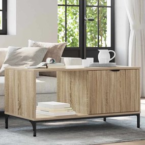 vidaXL Mesa de centro Carvalho sonoma 90 x 49 x 46 cm