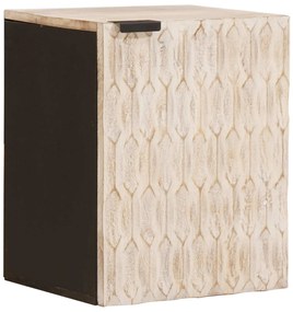 vidaXL Armário de Banheiro Suspenso com porta Branco 38 x 33 x 48 cm