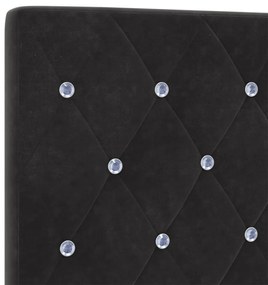 Cama vidaXL Preta 120x200 cm Veludo