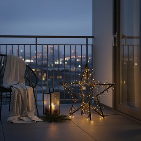 Estrela de Natal Estrela Preta incl. LED IP44 - Brilli