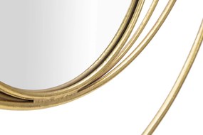 ESPELHO DE PAREDE ARC GLAM Ø 80X3,5 CM DOURADO