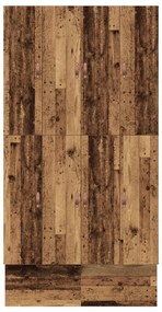 Cama de Armazenamento Madeira Velha 120x190 cm