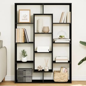 vidaXL Estante 102x29x143 cm derivados de madeira preto
