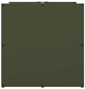 Suporte para lenha aço laminado a frio verde azeitona