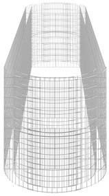 Canteiro elevado/cesto gabião 500x100x100 cm ferro galvanizado