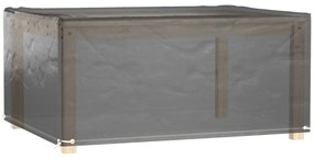 Capas p/ mobília de jardim 2pcs 8 ilhós 160x120x75cm retangular