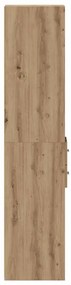 Estante Alta Artisan Carvalho 30x42,5x185 cm Madeira Engenharia