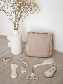Bolsa para cuidados de higiene 10 acessórios BEABA bege