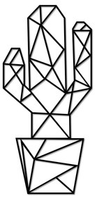 Acessório Decorativo de Parede Metal-435 – Preto – 26 x 55 cm