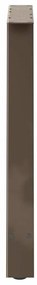 Pés de mesa de jantar em formato A, 2 peças, 80x (72-73) cm, aço