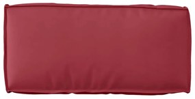 Conjunto de Almofadas Pallet - 2 Peças em Vermelho Vinho, Tecido Oxfor