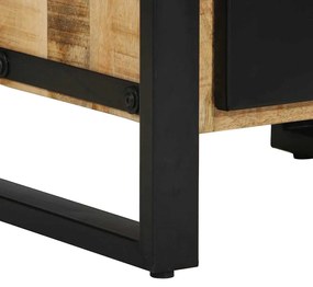 Conjunto de Móveis para Banheiro 2 pcs Madeira de manga rústica
