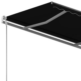 Toldo retrátil manual independente 350x250 cm antracite