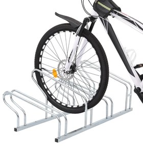 Suporte independente para 4 bicicletas aço galvanizado