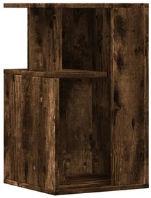 Mesa de apoio 35x35x60 cm derivados de madeira carvalho fumado