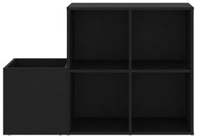 Sapateira de corredor 105x35,5x70 derivados de madeira preto