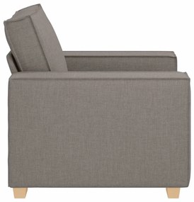 Sofá-cadeira Taupe 60 cm Tecido