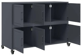 Aparador 100,5x39x72 cm aço antracite