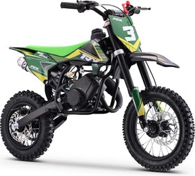 Moto Cross Gasolina para crianças BNO Motors Cross TRX 60 cc Verde