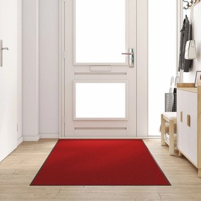 Capacho Retangular vidaXL Vermelho 120x300 cm
