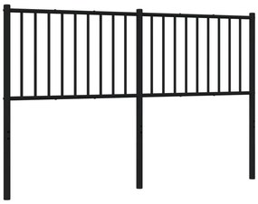 Cabeceira de cama 160 cm metal preto