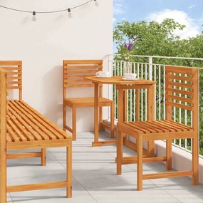 Conjunto de Jantar de Jardim vidaXL com 6 Peças em Madeira Sólida de Acácia