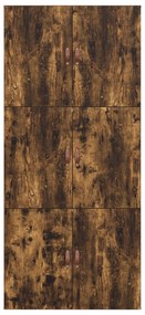 Camas com Arrumação vidaXL em Carvalho Fumado 75x190 cm