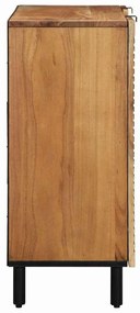 Sideboard vidaXL 90x33x75 cm Madeira Sólida de Acácia