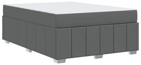 Estrutura da Cama Cinzento escuro 160 x 200 cm tecido