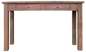 Mesa consola madeira de mogno maciça 123x42x75 cm