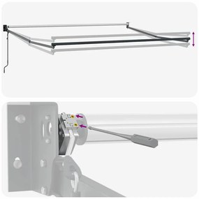 Toldo Retrátil Automático Bege 300x250 cm