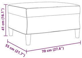 3 pcs conjunto de sofás com almofadões veludo cinzento-claro