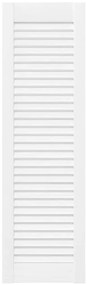 Porta de armário com design de persiana 99x29,5 cm branco