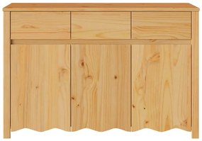 Buffet vidaXL "DRAMMEN" 114x43x75,5 cm Madeira Sólida de Pinheiro