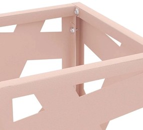 Suporte para Guarda-Chuva Rosa Metal Médio Inserções Decorativas