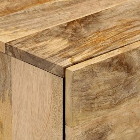 Mesa de cabeceira 50x33x60 cm madeira de mangueira maciça