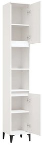Armário casa de banho 30x30x190 cm derivados de madeira branco