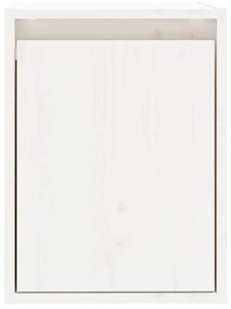 Armário de parede 30x30x40 cm madeira de pinho maciça branco