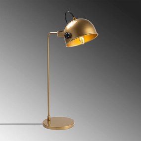 Candeeiro de Mesa Alfa – Dourado – 32 x 30 x 60 cm
