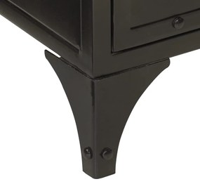 Armário p/ lavatório WC 55x35x60 cm ferro e mangueira maciça